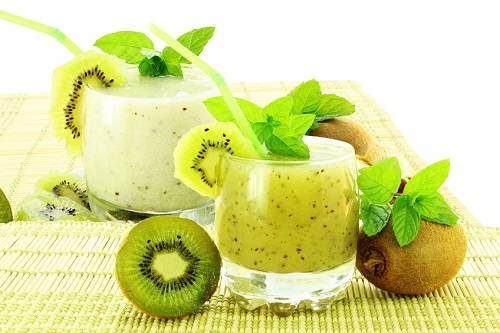 Trà sữa kiwi mát lạnh